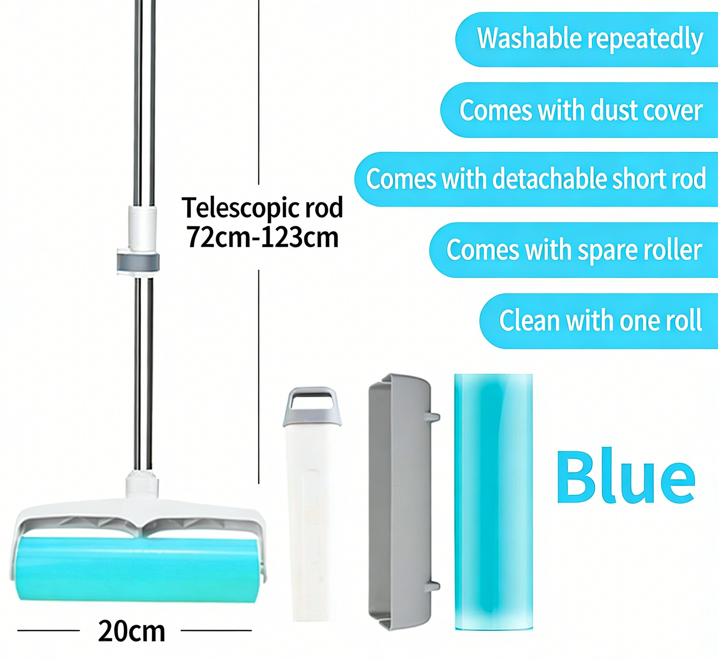 Pet Hair Remover Roller – Clean Your Home in Seconds