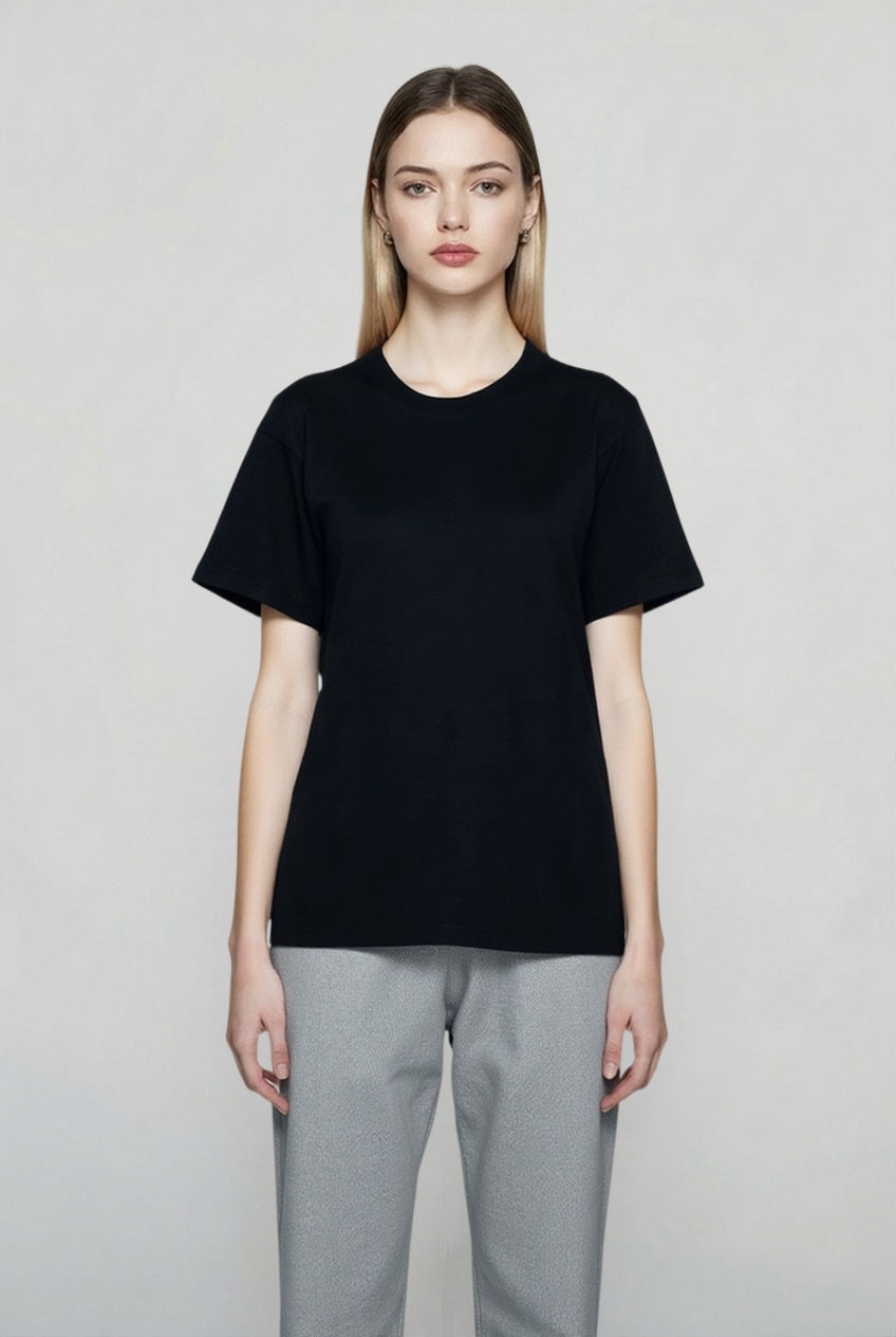 Heavyweight Cotton Loose Retro Short T-shirt